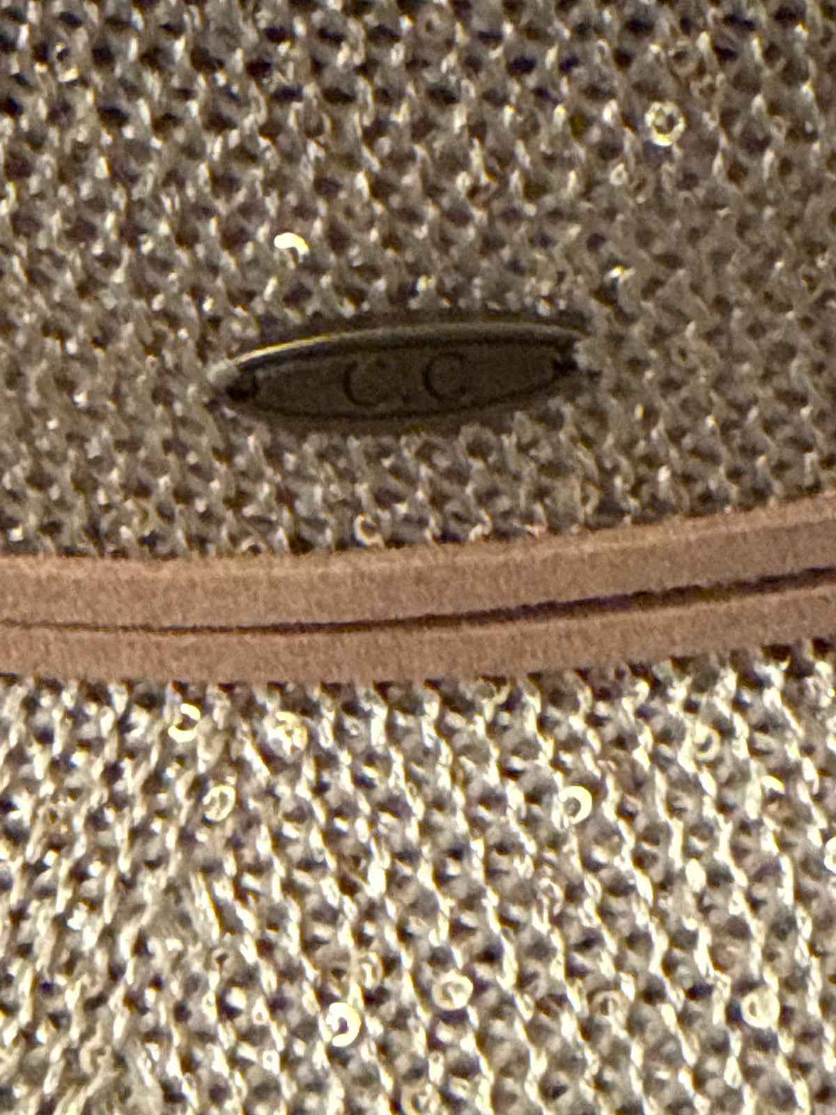 Altar’d State Beige Rhinestone Cowgirl Hat OS
