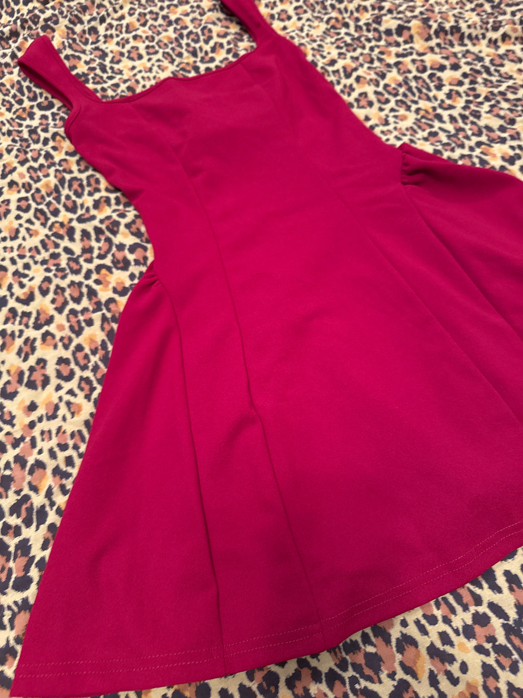 No Vendor Little Red Dress w/ Bow XXS