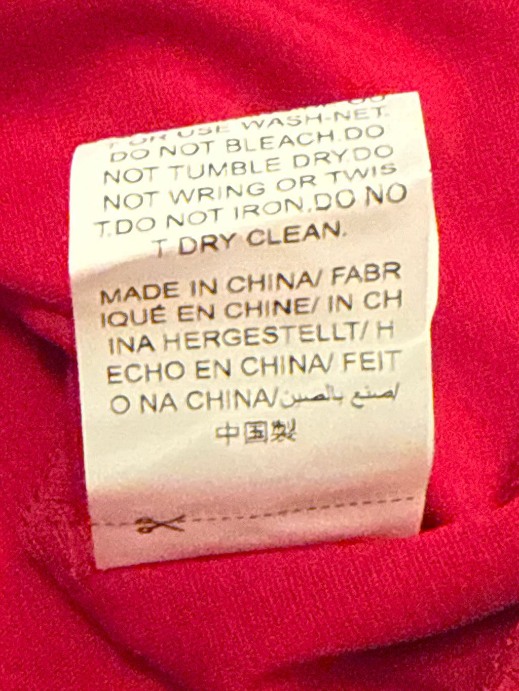 No Vendor Little Red Dress w/ Bow XXS