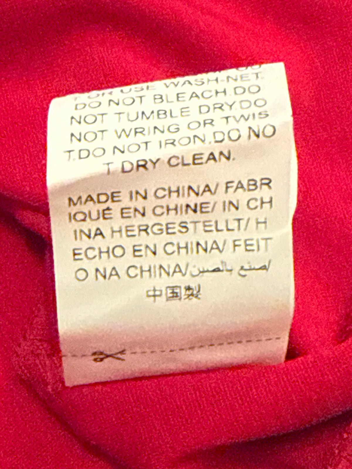 No Vendor Little Red Dress w/ Bow XXS