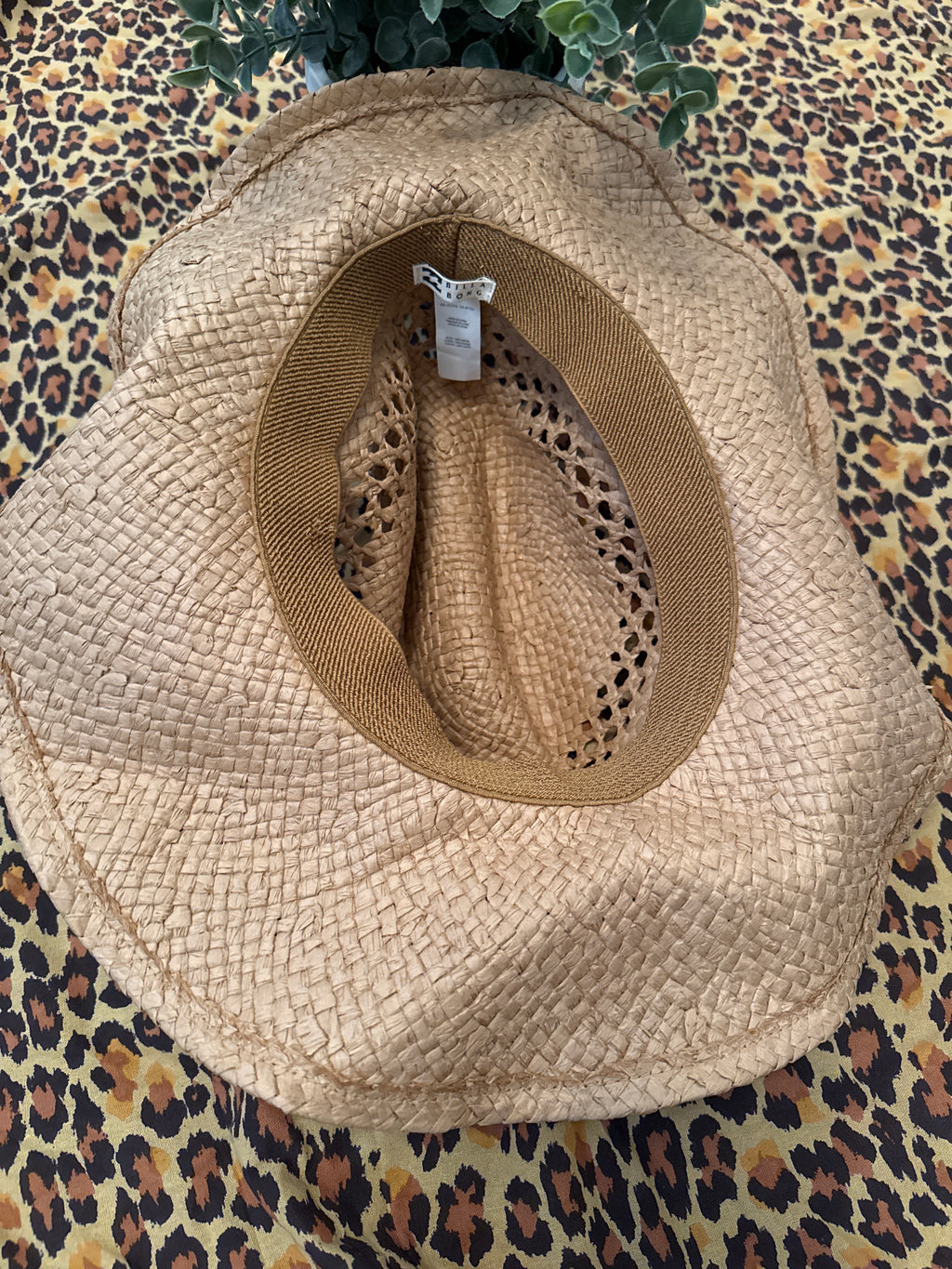 Billabong Tan Paper Cowgirl Hat OS