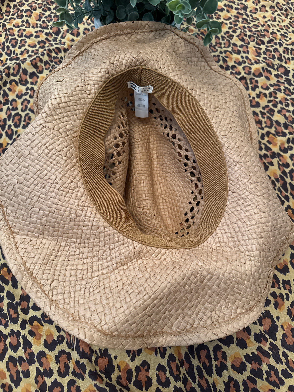 Billabong Tan Paper Cowgirl Hat OS