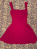 No Vendor Little Red Dress w/ Bow XXS