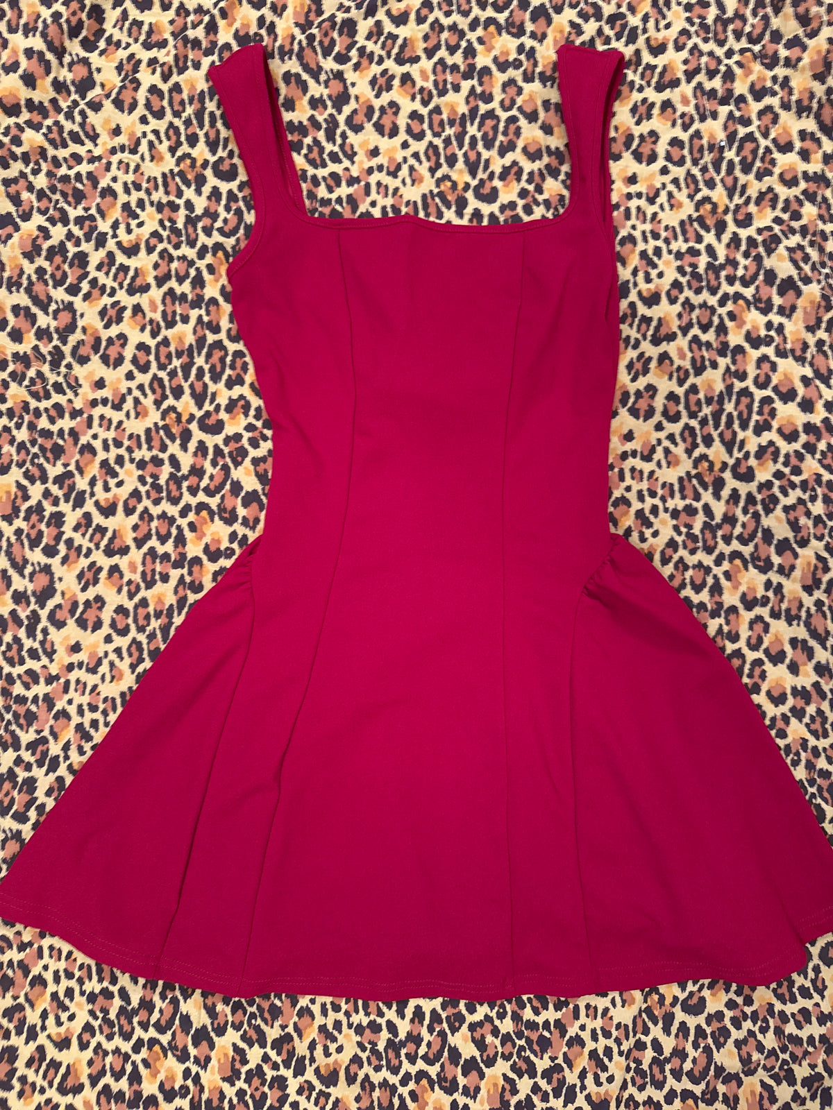 No Vendor Little Red Dress w/ Bow XXS