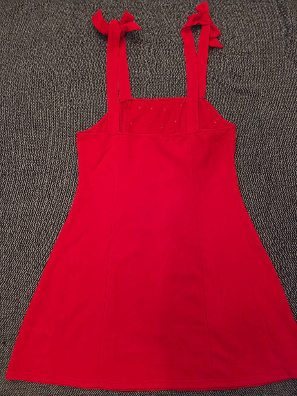 Red Jumper With Beaded Front XL