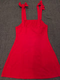 Red Jumper With Beaded Front XL