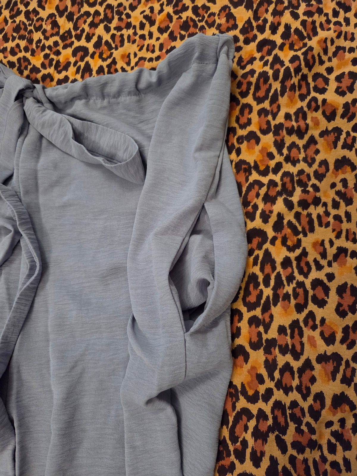 Shein Curve Blue-Grey Pants 1XL