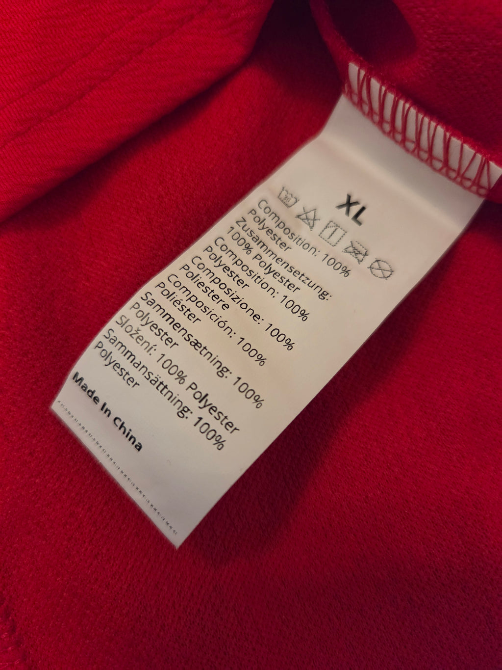 Red Jumper With Beaded Front XL