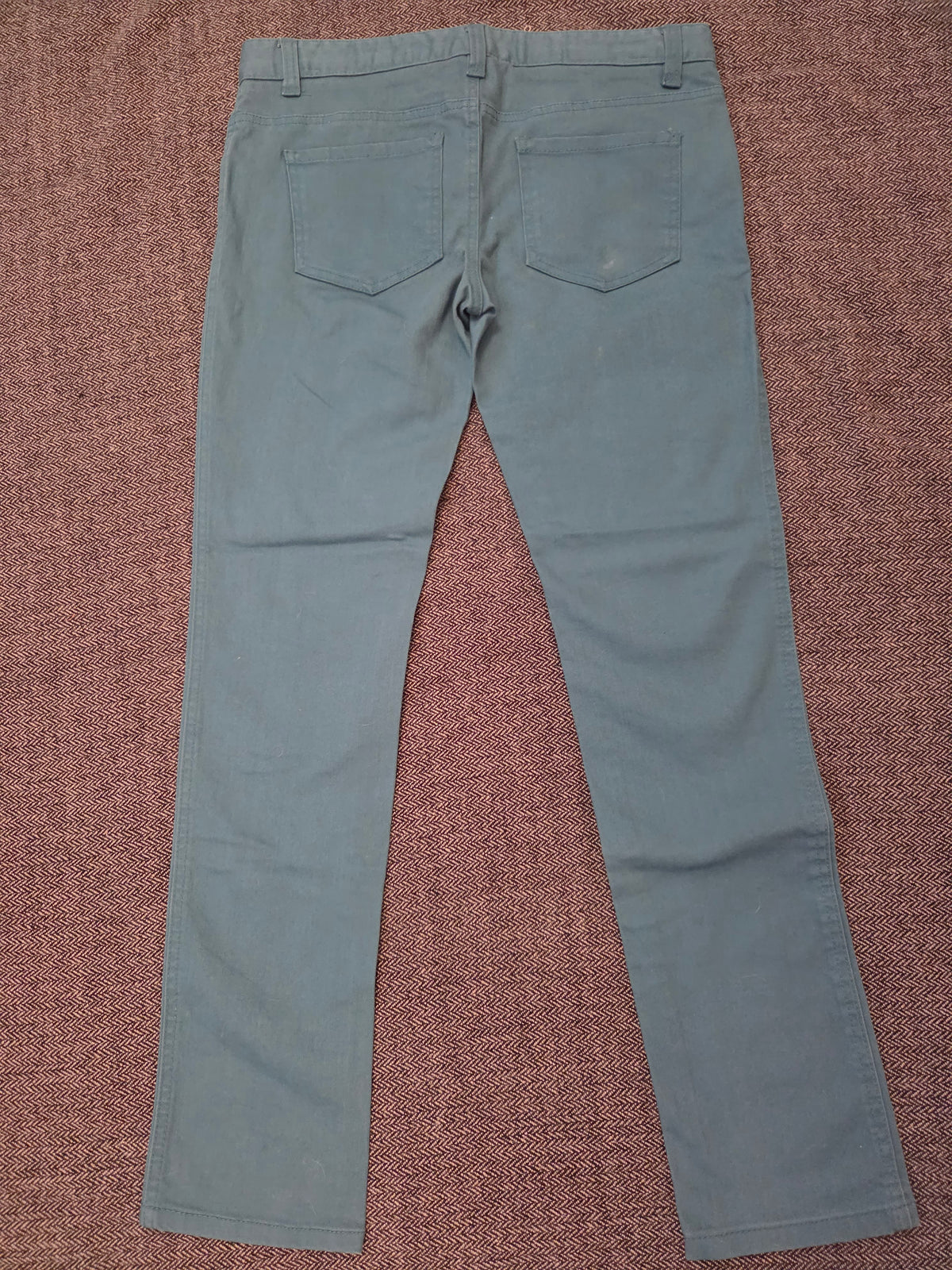 Super Skinny Jambe Tres Modulante Shaun White Turquoise Jeans 16