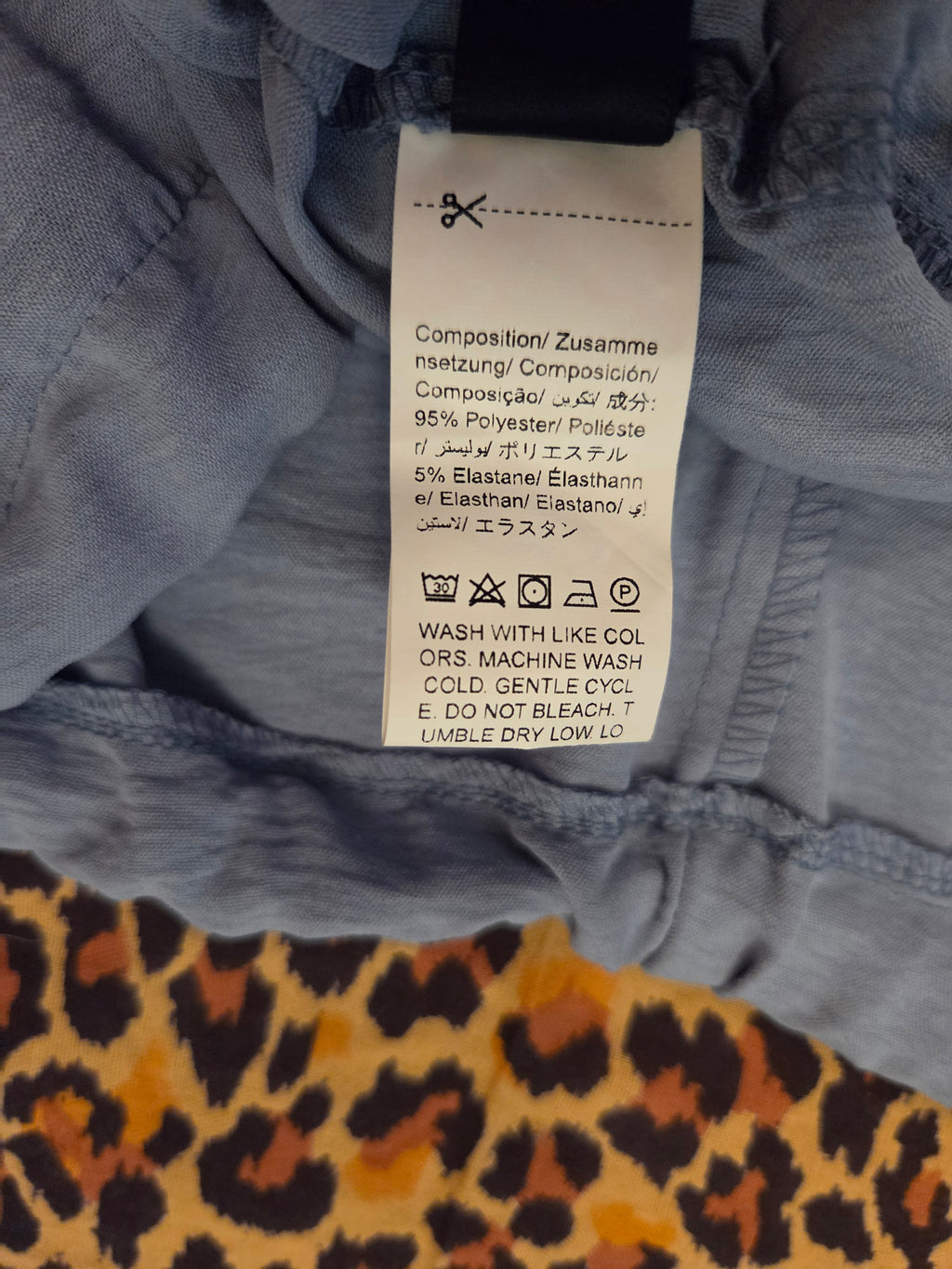 Shein Curve Blue-Grey Pants 1XL