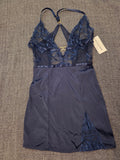 Oh La La Cheri Paris Blue Babydoll Chemise M.