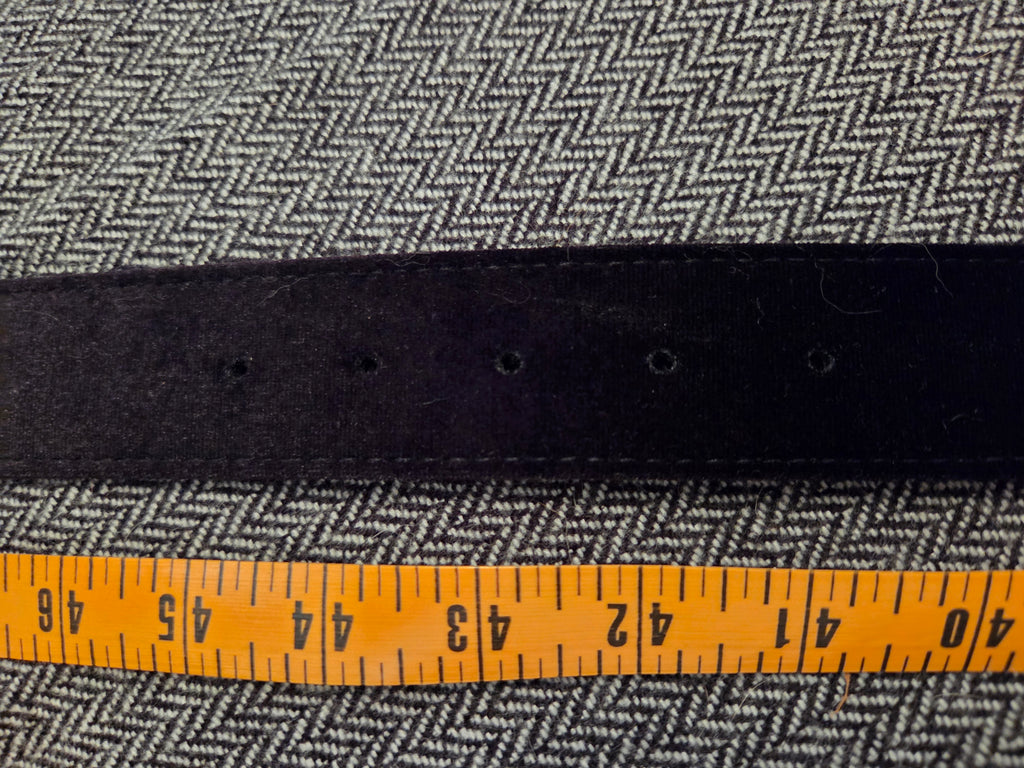 No Boundaries Black Embroidered Belt 2X