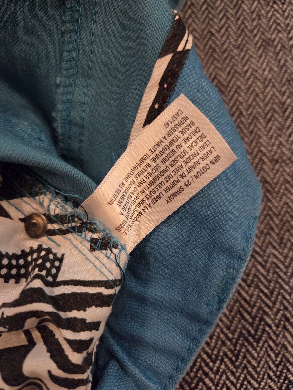 Super Skinny Jambe Tres Modulante Shaun White Turquoise Jeans 16
