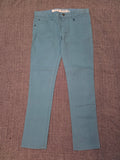 Super Skinny Jambe Tres Modulante Shaun White Turquoise Jeans 16