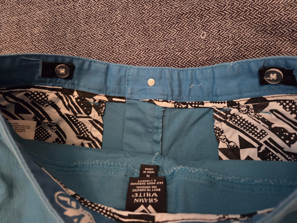 Super Skinny Jambe Tres Modulante Shaun White Turquoise Jeans 16